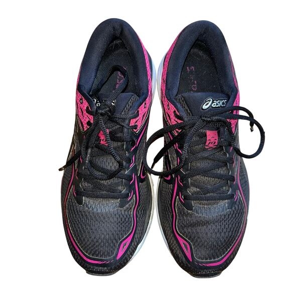 ASICS WOMENS GEL CUMULUS 10 RUNNING SHOES SIZE pink black - Picture 6 of 10